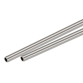 sourcing map 304 Stainless Steel Round Tube 8mm OD 1mm Wall Thickness 300mm Length 2 Pcs