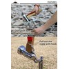 CAMPINGMOON Stainless Steel Tent Stake Hammer Camping Peg Hammer C5(with