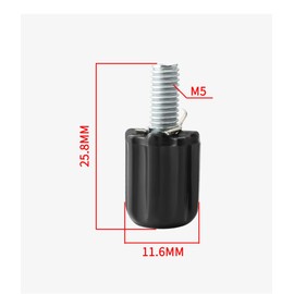10 Pcs M5 Bicycle Mission Fine Adjustment Screws Mountain Bike Trans