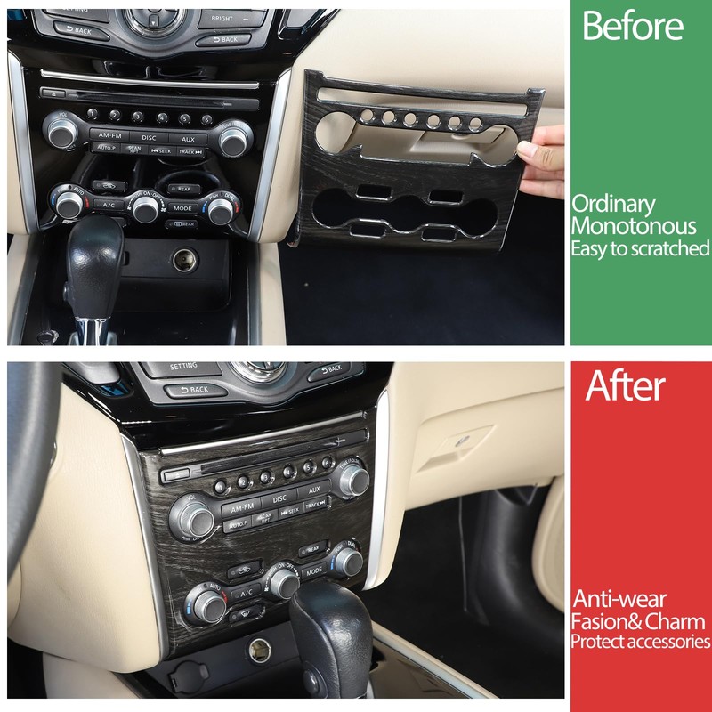 Central Control Air Conditioning A/C Panel Cover Trim Compatible with