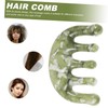 BIUDECO Jade Scalp Massaging Comb for Women Lightweight Hair Comb