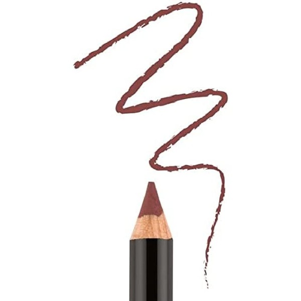 Bodyography Cream Lip Pencil - Waterproof Salon Makeup with Coconut Oil (Rosewood, Warm Brown)