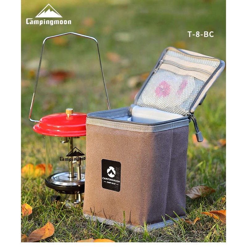 CAMPING MOON T-8-BC Lantern, Storage Box, For OD Cans, Canvas,