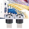 Conector de enchufes de interfaz RJ45 Aislador ignífugo, 2 uds.,