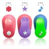 RoxNvm Paper Punch Set, 3PCS Craft Punch Shapes, DIY Mini