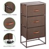 mDesign Bedside Table with 3 Drawers – Chest of Drawers