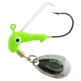 RoadRunner W153-012 Barbed Weedless Heads 1/8#1 Hk Char 2Pk