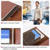 Hiram Leather Notebook Sleeve Case Multifunctional Leather Storage Bag for