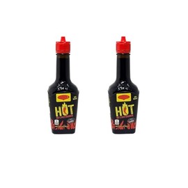 2 Packs - Europe Hot and Spicy Seasoning Sauce Glass Bottle - 100ml