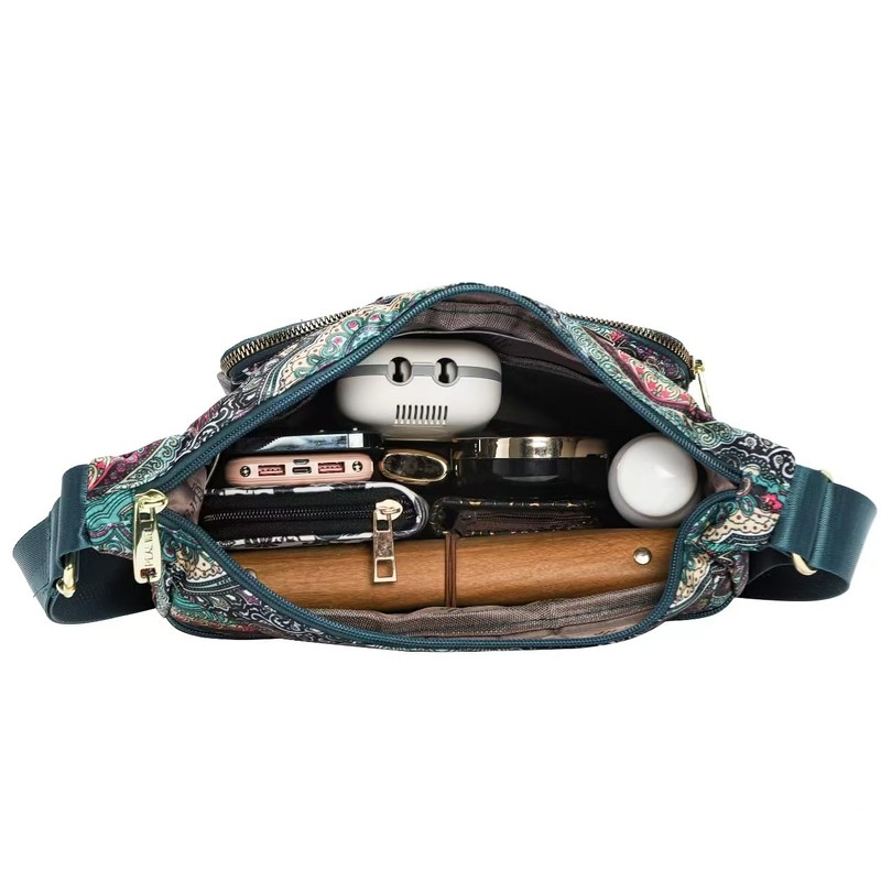 Pealwel Women Shoulder Handbag Roomy Multiple Pockets Bag Ladies Crossbody