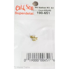 Cal-Scale HO #651 Nathan K5 Air Horn K5LR2 (Brass Casting)