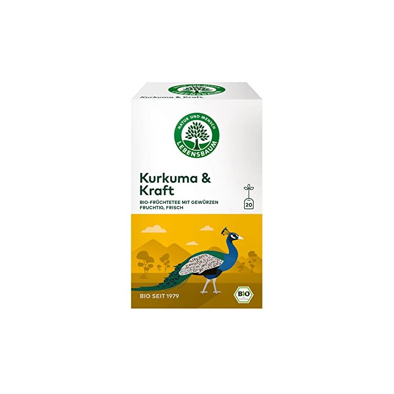 Lebensbaum Turmeric & Kraft, 20 Bags x 2 g Fruit