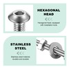 1040 Piece M3 Screws Set, Pan Head Allen Screws Nuts