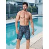 KGKE Mens-Swim-Jammers Athletic-Swimwear Quick-Dry-Shorts Durable-Team-Swimsuits - Drawstring Competition Swimming Soft