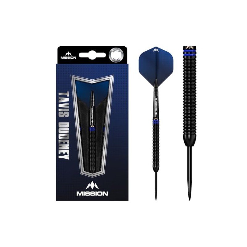 Mission Darts Mission Tavis Dudeney 90% Steel Darts 24 g