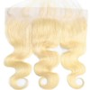 613 Frontal 13x4 HD Transparent Lace Closure 100% Russian Blonde