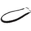 curvy's 3 sizes braid headband medium dark brown