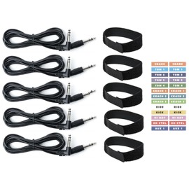 Silverline Audio 5 Cable Connection Kit for Yamaha Drums - Compatible: EAD10, DTX-Multi 12 / DTXM12