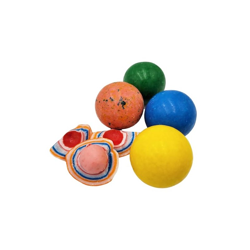 Fruidles The Big Bruiser Jawbreaker Jumbo Psychedelic Jawbreaker with Candy