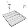 Commercial 13.75 x 13.75 inch stainless steel fryer filter -550