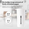 Asmix B08W Paper Shredder for Home use Office, White Compact