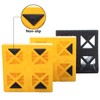 Homeon Wheels 10 Packs Rv/Camper Leveling Blocks, Chocks Anti-Slip Pads