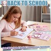 6 Pcs Composition Notebook Wide Ruled Paper Cute Axolotl Journal