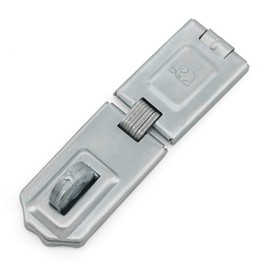 Safety Hasp for Padlock Large Stainless Steel Galvanised Double Joint Long Eyelet Hardened 155 mm