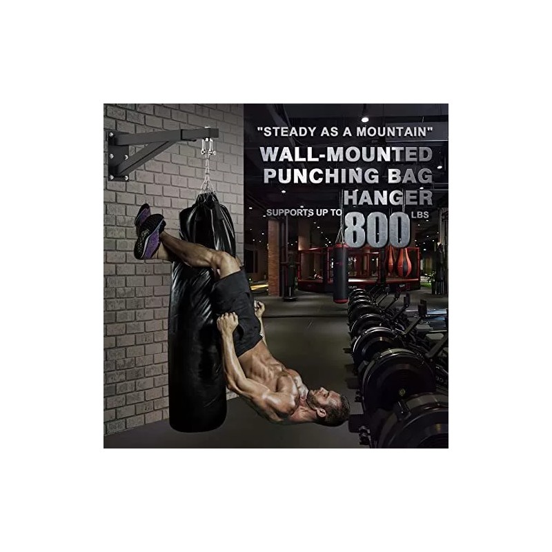 BaiYuan Heavy Bag Hanger - Wall Mount Punching Bag Hanger