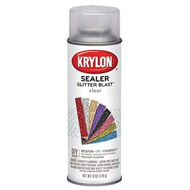 6-Pack of 6 oz Krylon K03800000 Clear Sealer Glitter Blast Spray Coating
