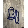 black and blue pony bitless bridle horse tack side pull