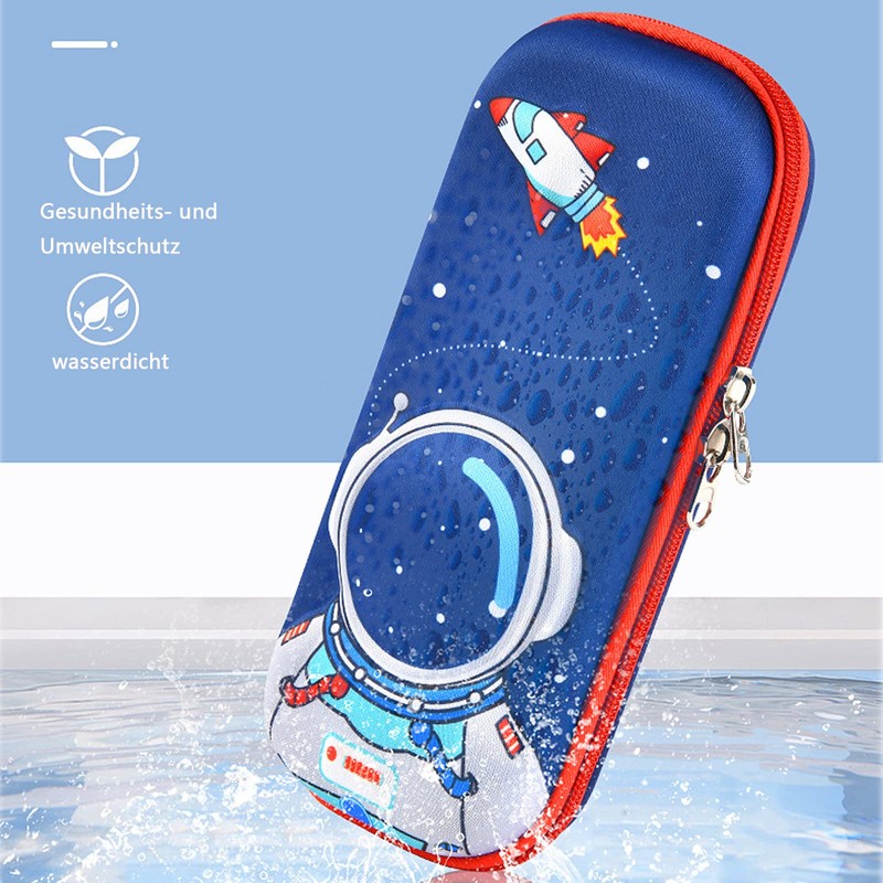 SHULLIN 3D Design Pencil Case Large Capacity Pencil Case Pencil
