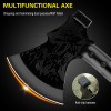 MDHAND Camping Axe Survival Hatchet Axe Tactical Axe with Sheath