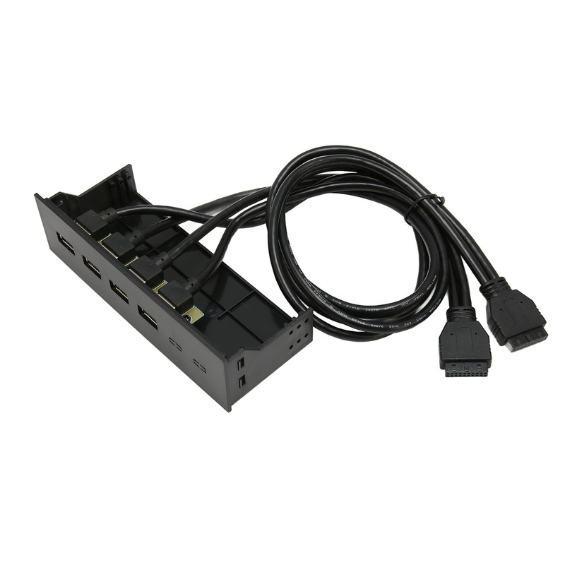 USB3.0 Hub Front Panel 5Gbps 4 Ports 19pin Optical Drive
