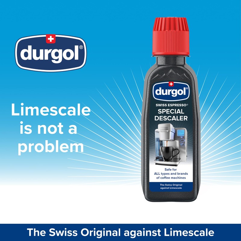 Durgol Swiss Espresso, Descaler and Decalcifier for All Brands of