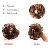 Healthlif Hair Bun Large Scrunchies Wavy Curly Messy Hair Bun
