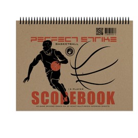 Perfect Strike Basketball SCOREBOOK with Rules and Scoring Instructions : Heavy Duty. Great for Youth and Adult Basketball. (1)