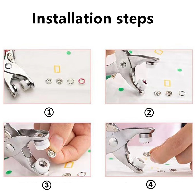 DKJEkdje Safety Eye Tool for Crocheting 5-30mm Snapper Pliers Auxiliary
