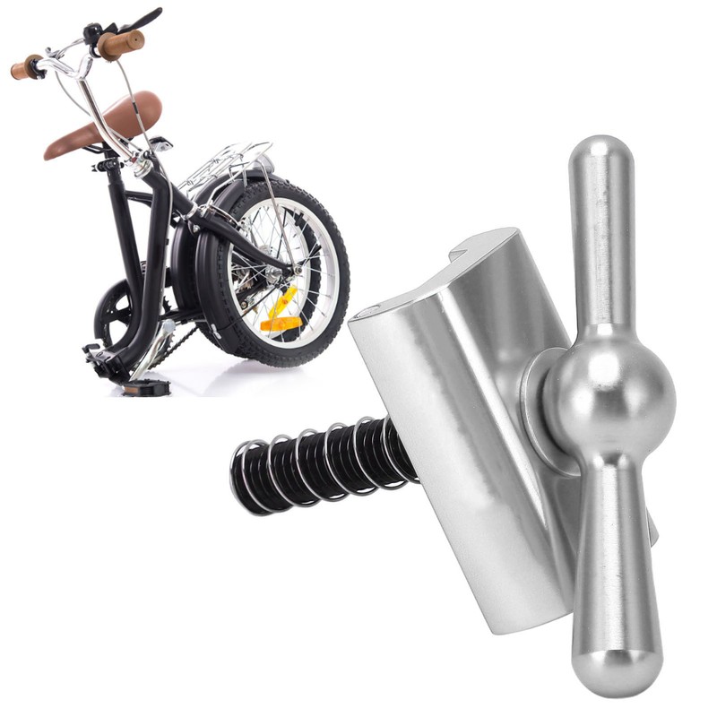 Aluminum Alloy Folding Bicycle Faucet Handlebar Handle Foldable C Buckle