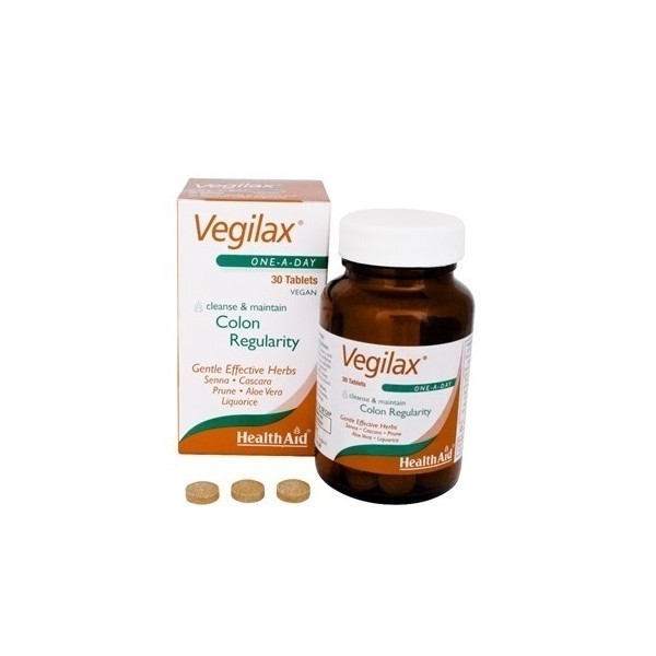 Health Aid Vegilax Cleanse Maintain Colon Regularity 30 Tablets