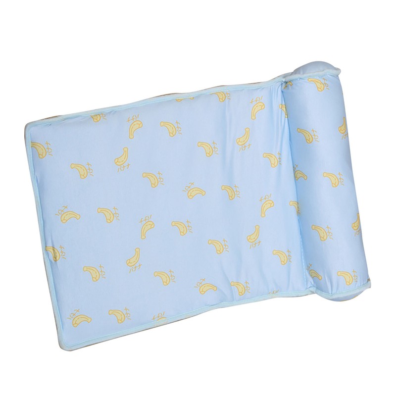 Pet Cooling Mat with Pillow Washable Ice Silk Summer Pet