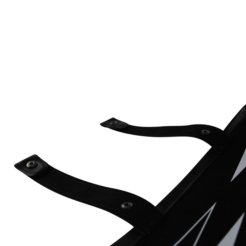 Black Travel Roll Up Backgammon Set 13 Inch