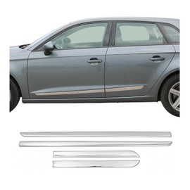 OMAC Side Door Trim Skirt Garnish for Ford Escape 2013-2019 Stainless Steel 4X
