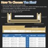 Furniware 1 Pair 14 Inch Soft Close Drawer Slides Side