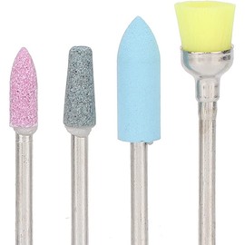 10PCS Diamond Nail Drill Bits Electric Nail Drill Machine Manicure Pedicure Tool, Durable Electric Nail File, Heat Resistant, Easy Identification Design