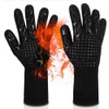 TOEECY Barbecue Gloves Heat Resistant up to 800°C with Non-Slip
