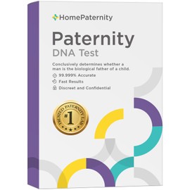 HomePaternity DNA Paternity Testing for Child and Father, Over 99.99% Confidence, All Fees Included, Fast Paternity Results