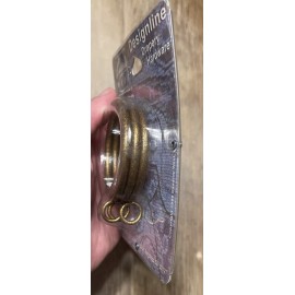 Cassidy Designline 1999 NEW Eyelet Iron Rings 2"  DRAPERY Hardware Hangers Bronze Medallion Color