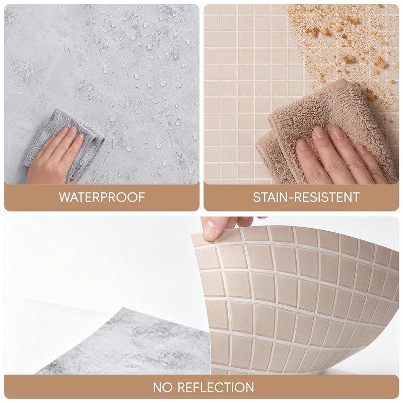 Product Photography Backdrops with Shadow Boards, 9Pcs 18 Curated Patterns
