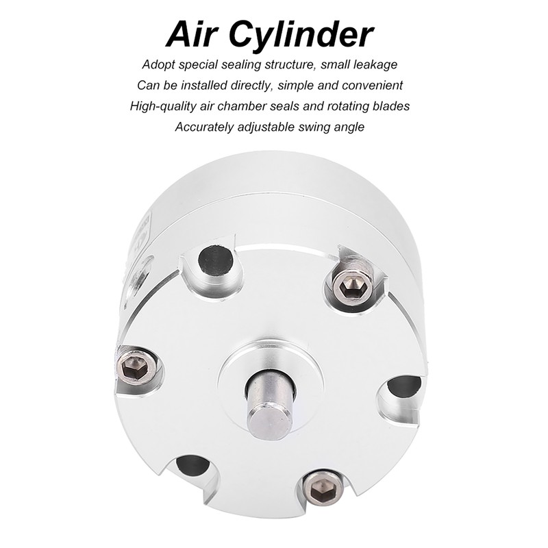 Air Cylinder Vane Type Rotary Stainless Steel Pneumatic Accessories CRB2BW20‑90S